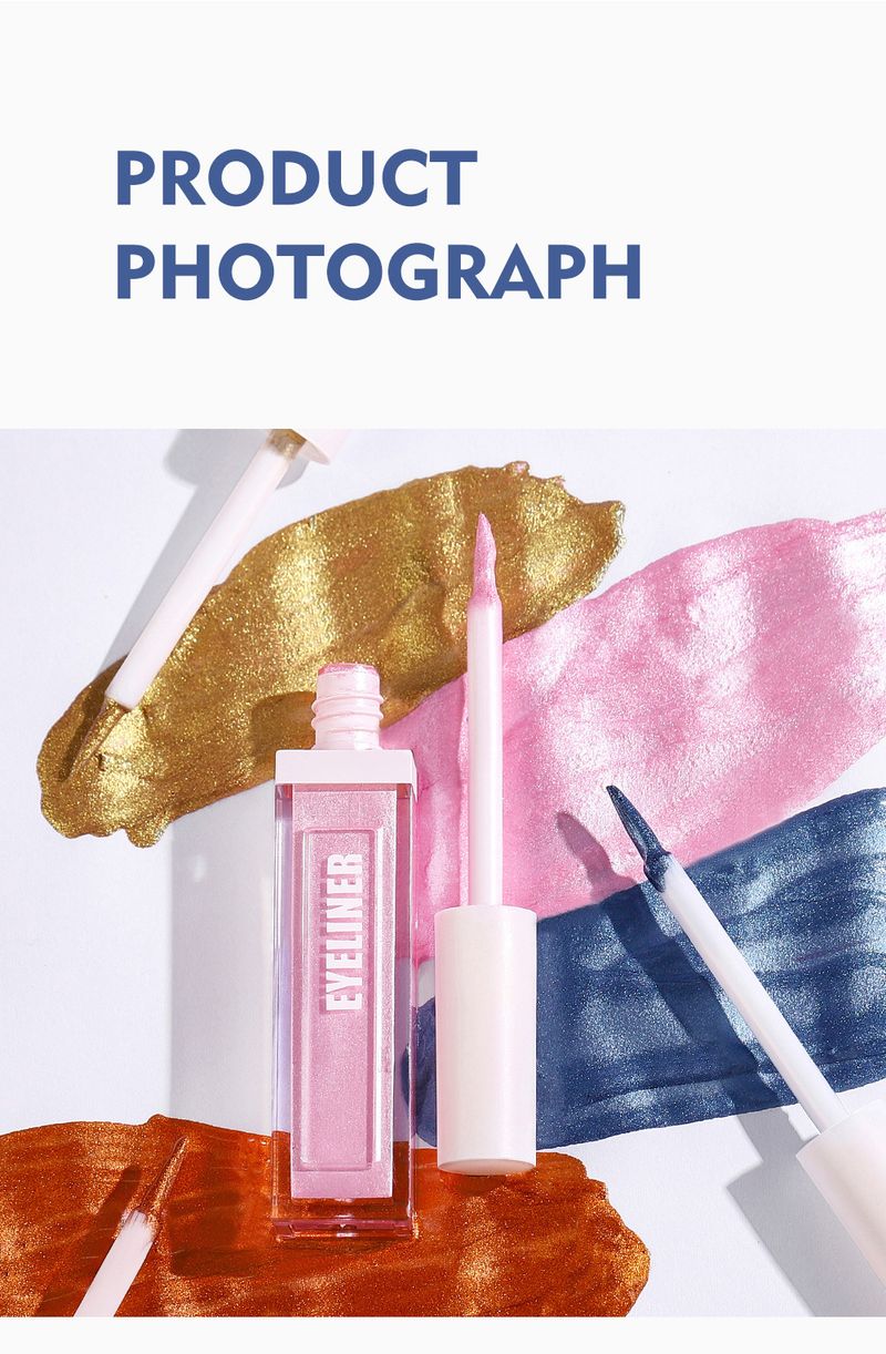 Vedenkestävä 12 väriä Eye Liner Pen Nestemäinen Eyeliner Pudaier Kosmeettinen Värikäs Eyeliner Pencil universaalille ihotyypille_voghion.com