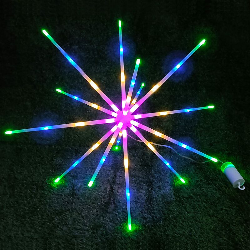 Atmosfera Cavallo in corsa Fuochi d'artificio Meteora da interno LED Cascata fluente Stella esplosiva Multicolore Telecomando Appeso_voghion.com