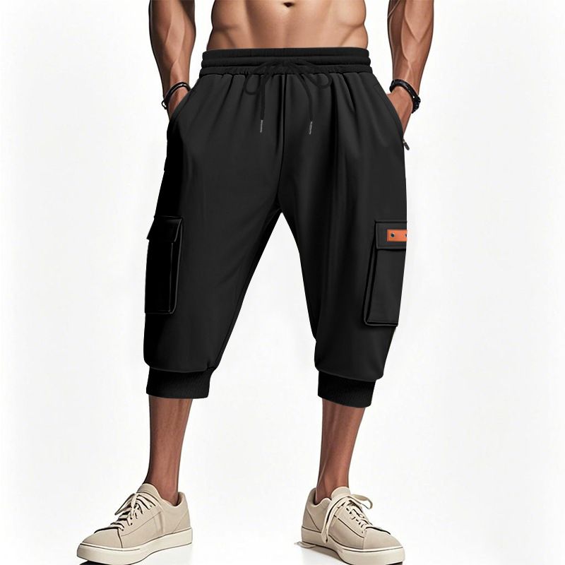 Été Style Américain Hommes Extérieur Décontracté Hip-Hop Sport Ample Simple Tendance_voghion.com
