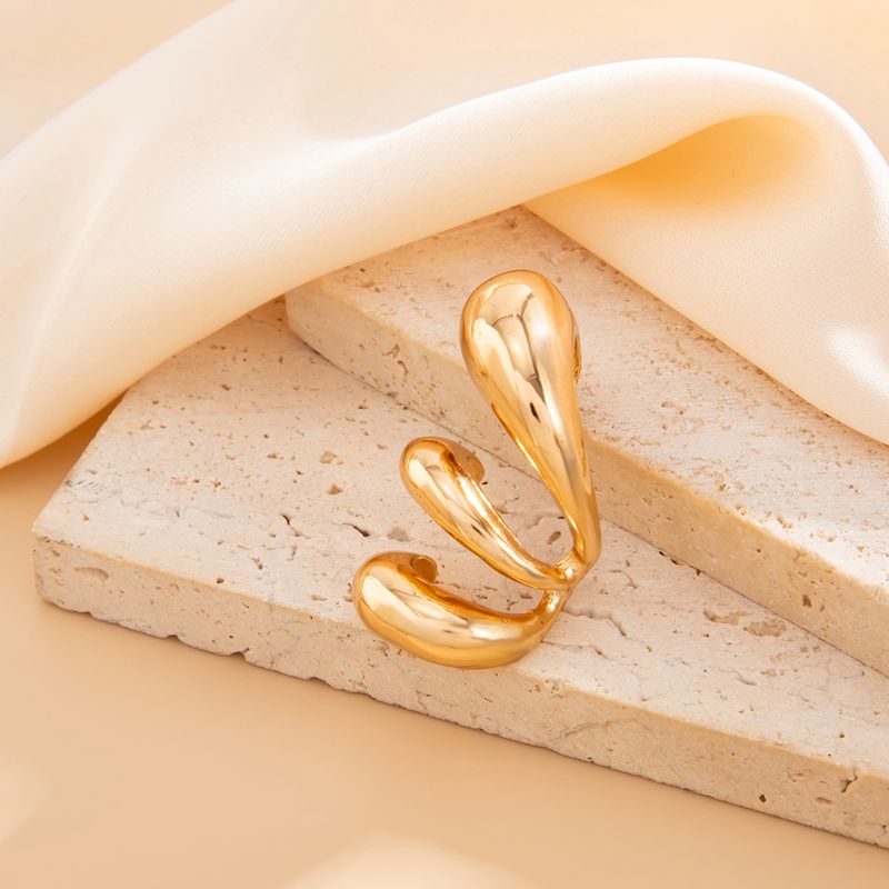 Orecchini pendenti con perle e girasole plissettati, linea di moda Ins, clip per orecchini a clip_voghion.com