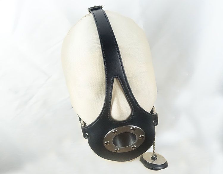 Harnais de cheval fixe en acier inoxydable avec gorge profonde et boule SM, esclave de toilettes forcé à l'eau bénite, bâillon, bouchon buccal sexy_voghion.com