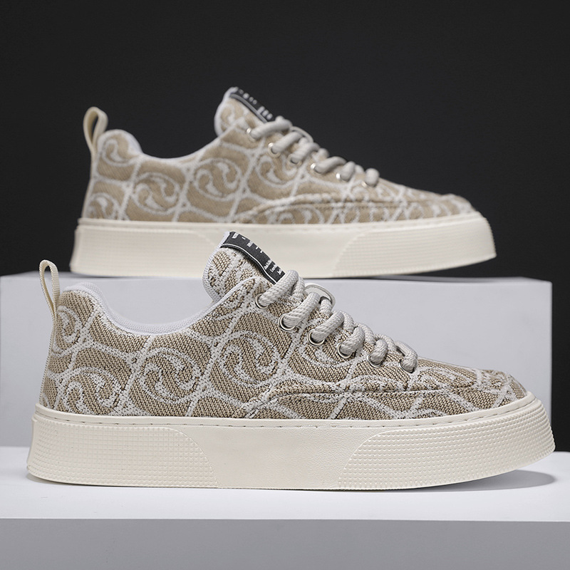 China-Chic Xiangyun Herren Board Neue bedruckte bestickte Stoffoberseite Casual Low Top Soft Bottom Fashion Sportschuhe Herren_voghion.com