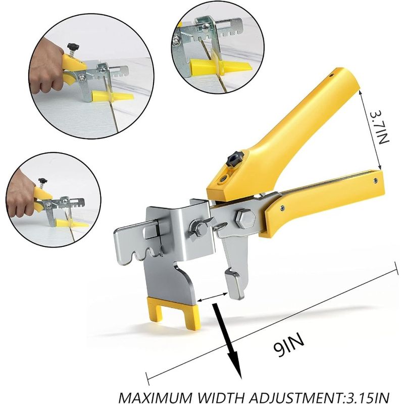 Inch Clips Reusable Leveling Tile Locator Tile 1 8 Wedges Leveling Spacers 300piecs By 100piecs Assistant System Floor DIY Easy_voghion.com