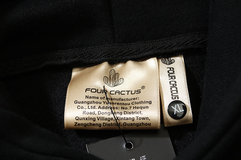 Men's vintage Eagle monogram print hoodie loose-fitting hoodie_voghion.com