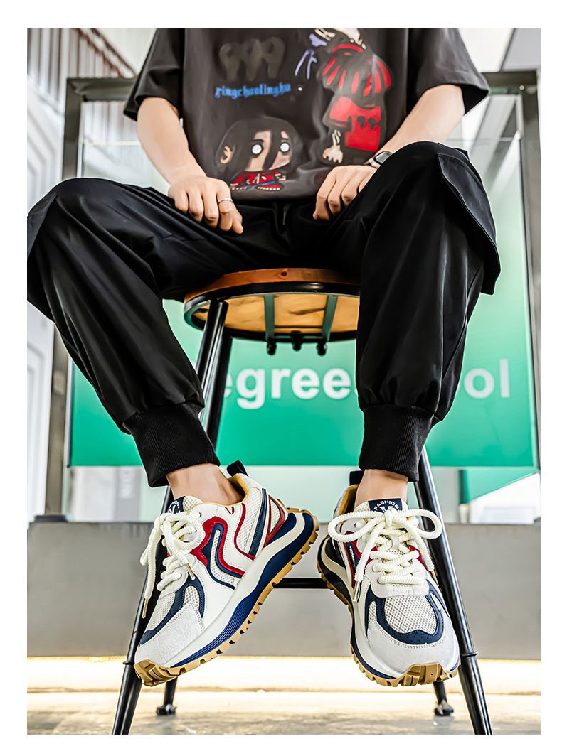 Scarpe da ginnastica casual versatili traspiranti in mesh estive 2025 da uomo, con suola morbida, leggere, da corsa, per papà_voghion.com