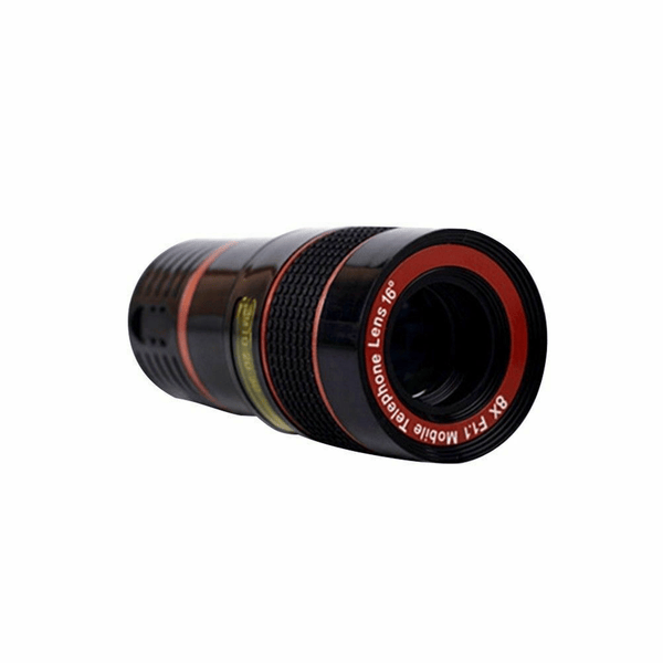 HD 8X Clip On Optical Zoom Telescope Camera Lens For Universal Mobile Cell Phone_voghion.com