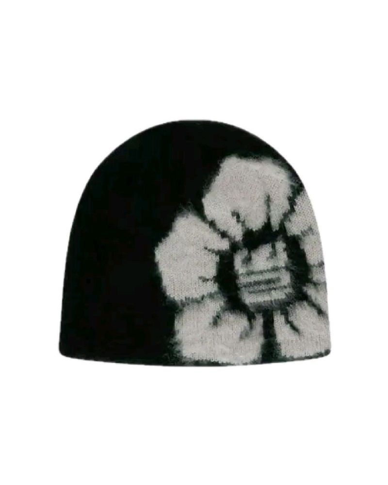 Cappelli da donna, cappelli caldi lavorati a maglia, autunno e inverno, in jacquard, per uomo e donna, stile retrò, stile street, con piccolo pullover._voghion.com