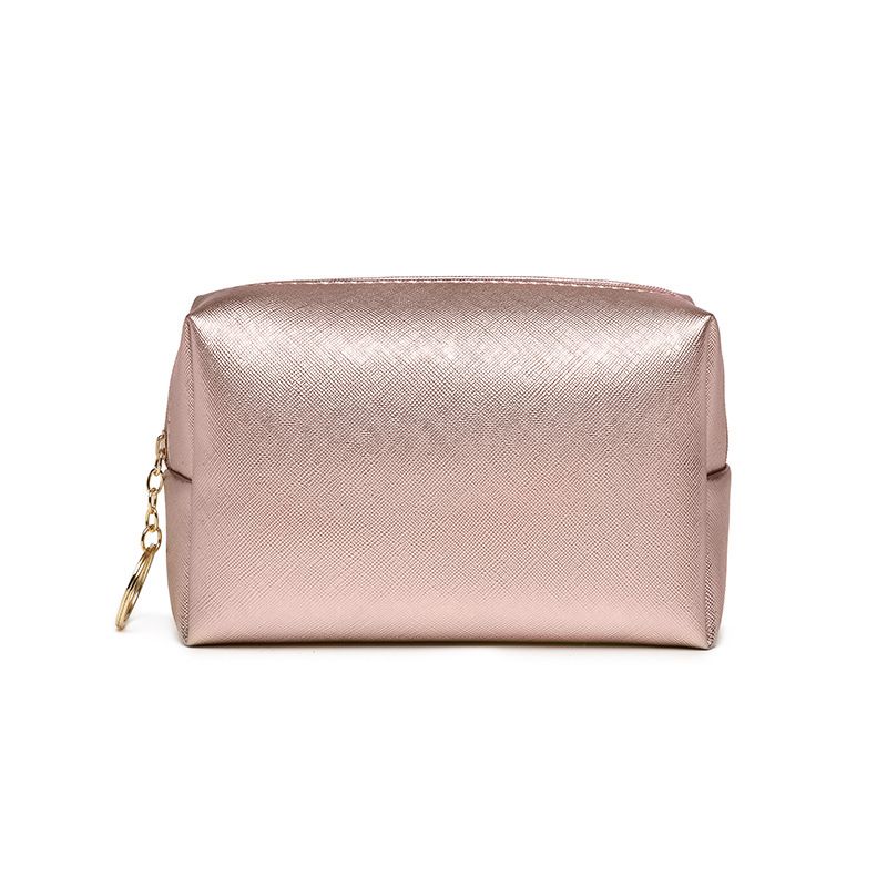 New Women's PU Handheld Portable Square Waterproof Cute Travel Toiletry Storage Bag_voghion.com