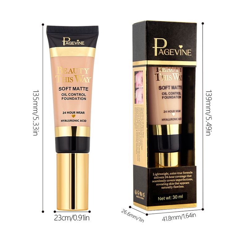 Feuchtigkeitsspendende BB Cream Foundation Langanhaltender Concealer zur Porenverkleinerung_voghion.com
