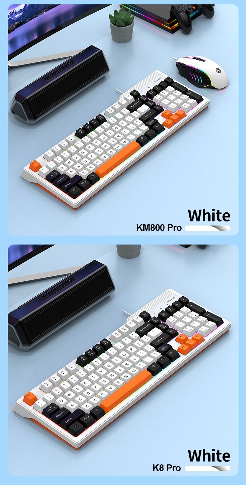 Office Wired Gaming Electronic Sports Keyboard And Mouse_voghion.com