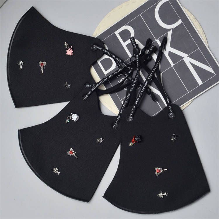 Cute Ice Silk Mask, Four-season Three-dimensional Adjustable Water Washing, Sun Protection, Dust Protection And Warm Mask_voghion.com
