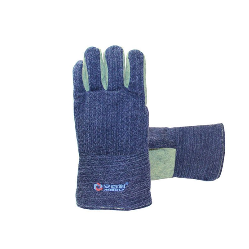Anbaili ABL-S536 High Temperature Resistant Gloves 400 Degrees Heat Insulation Wear-resistant Thickened Flame Retardant_voghion.com