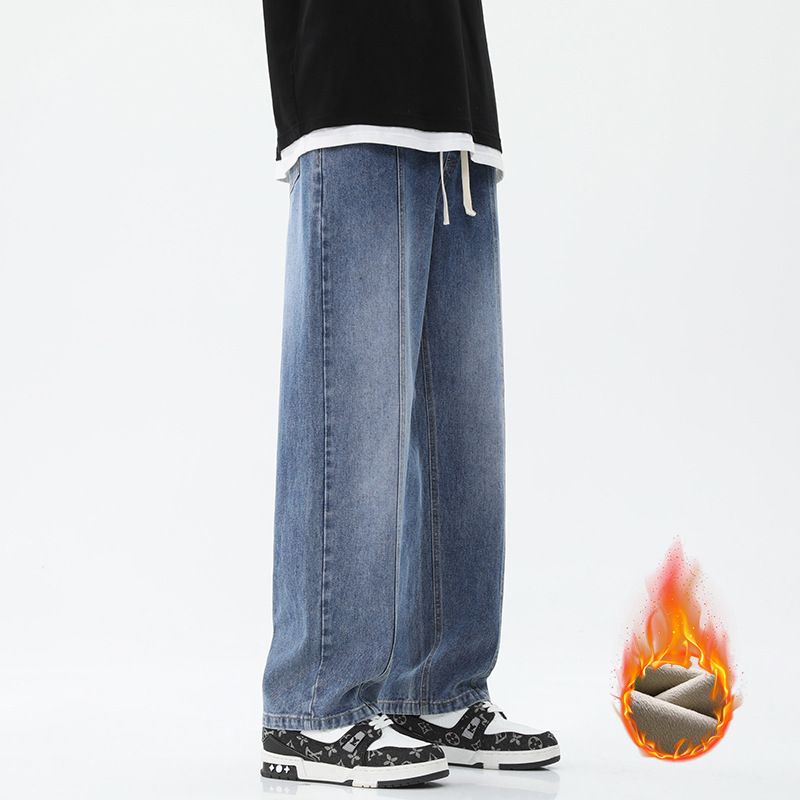 LKTM Wear # 2025 Toamnă/Iarnă Noi Blugi Americani Cu Gradient Colorați pentru Bărbați Vibe Trendy Brand Pantaloni Casual_voghion.com