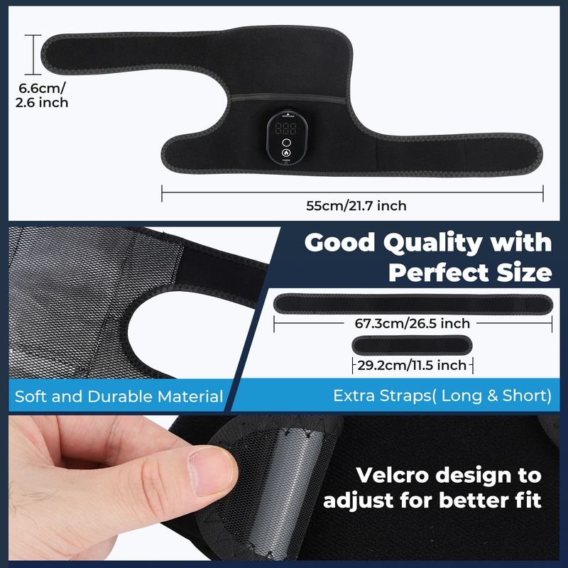 Electric Pad Fast Heating Therapy Knee Temperature Massar Arthritis Physiotherapy Shoulder Elbow Joint Vibration_voghion.com