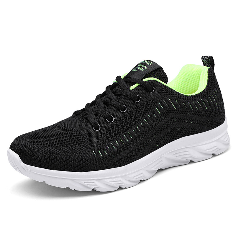 Spring And Autumn New Sports Casual Large Size Breathable Mesh Running Travel Men's Shoes_voghion.com
