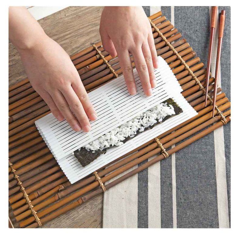 2Pcs Vanzlife Household Kit Sushi Rolls Tools Roller Shutters For Making Rice Mold Rolls And Maker Curtains_voghion.com