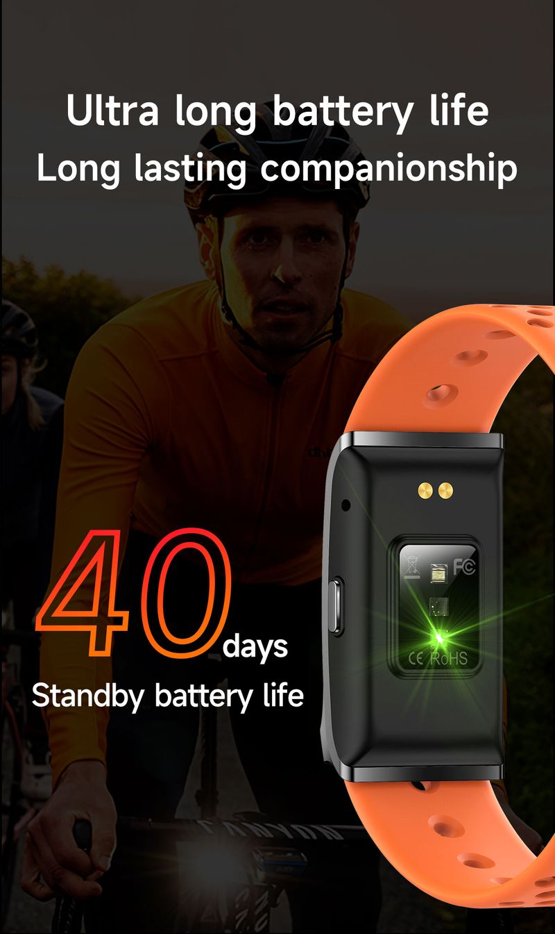 2025 H59 Gesundheit Sport Aktivität Tracker Herzfrequenz Schrittzähler Wecker Bildschirm Kostenlose Erinnerung Smart Band_voghion.com