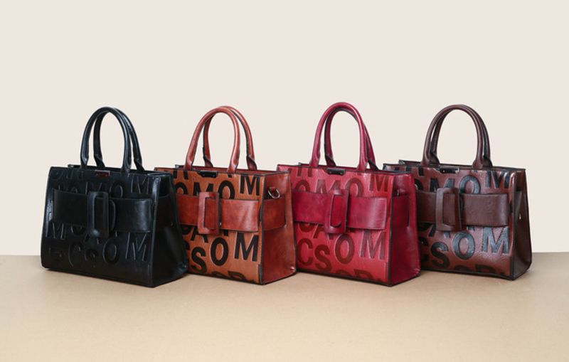 Frauen 2023 Neue Stil Brief Muster Tragbare Einzelne Schulter Tasche Geprägte Hohe Kapazität Umhängetasche_voghion.com