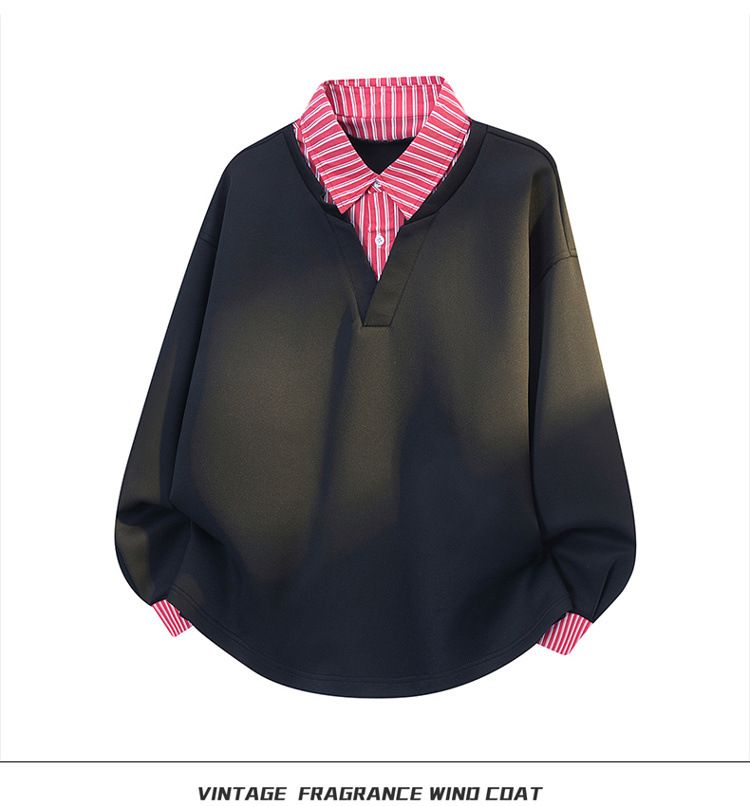 Camicia unisex oversize in flanella a quadri con colletto a strati, pullover casual dalla vestibilità ampia per uomo e donna (M-8XL)_voghion.com