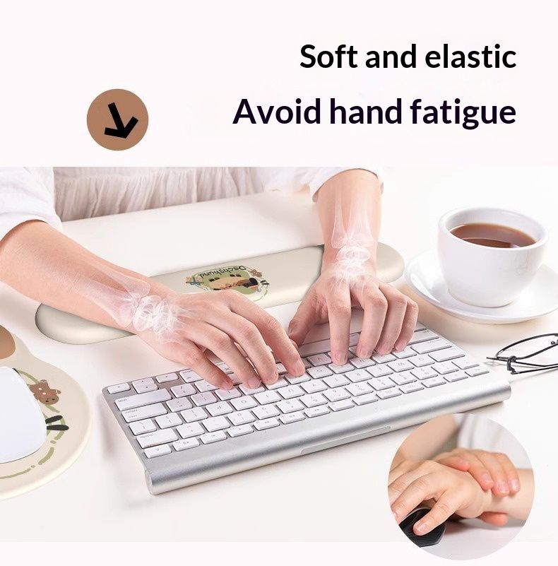 NeoGear Dackel-Handgelenkauflage für Maus und Laptop, rutschfest, aus Silikon, für Büro und Zuhause_voghion.com