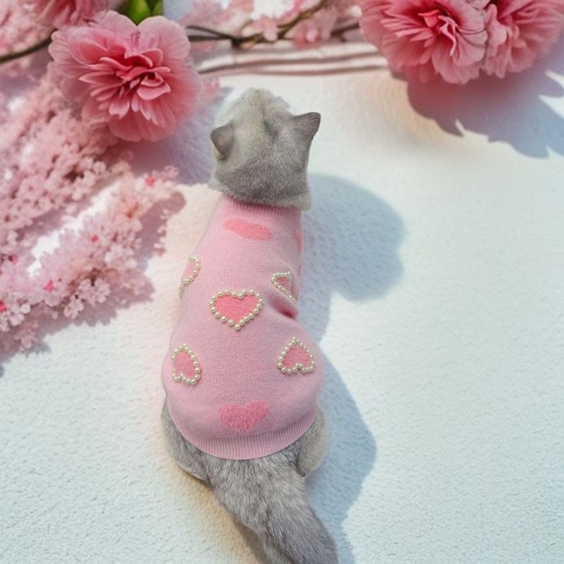Strong Dog Cat Autumn Winter Sweater Bichon Poodle Schnauzer Small Medium Clothes_voghion.com