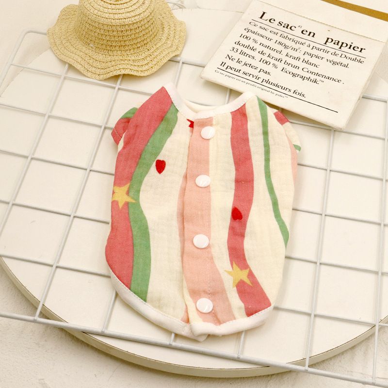 Pet Spring Summer Ins Japanese Korean Cat French Bulldog Plus Size Dog Home Clothes_voghion.com