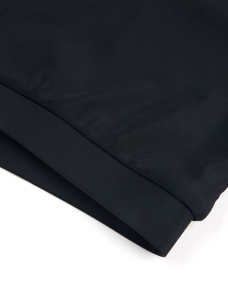 Neuer zweiteiliger Badeanzug mit Rock in Übergröße für Damen, lässig, konservative Boxer-Bademode, Sonnenschutz, atmungsaktiv_voghion.com