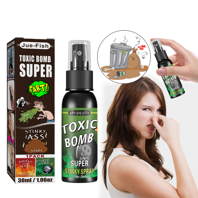 ToysMall 30 ML fisespray Sikker varig Rask Effektiv Ingen skade Halloween-fest Vanskelig prop Stinky Ass Spray Daglig bruk_voghion.com