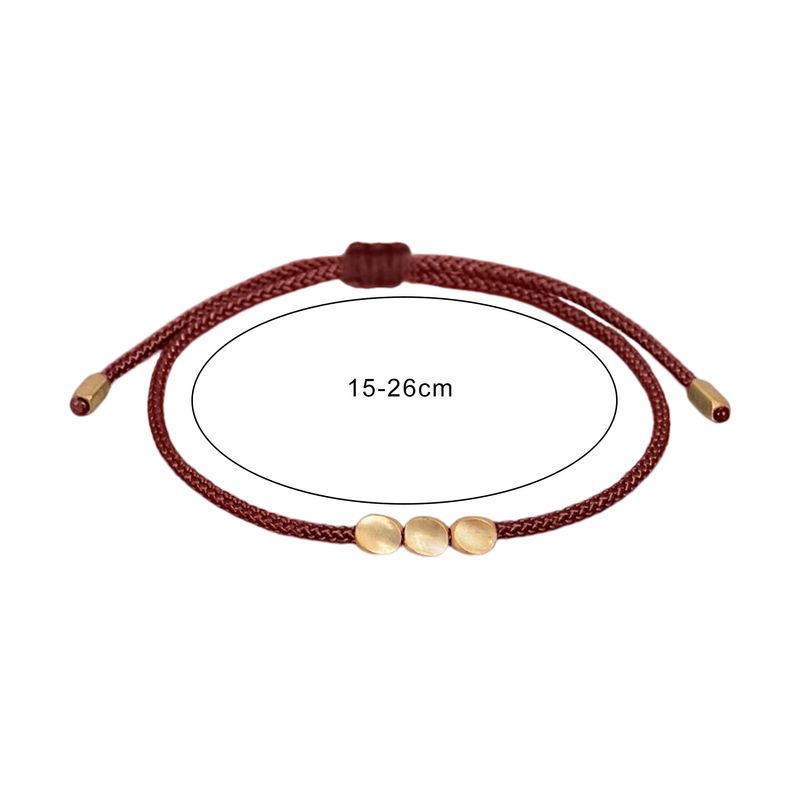 Shuosbai Freundschaftsarmband mit Anhängern, verstellbar, handgefertigt, Temperament, dekoratives Dekor, Accessoires, Unisex, handgefertigt, geflochtenes Armband_voghion.com