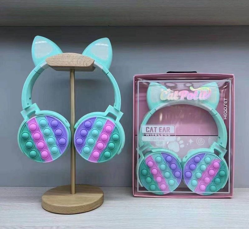 Casque Bluetooth supra-auriculaire à décompression CXT-950, pliable, universel, avec carte enfichable_voghion.com