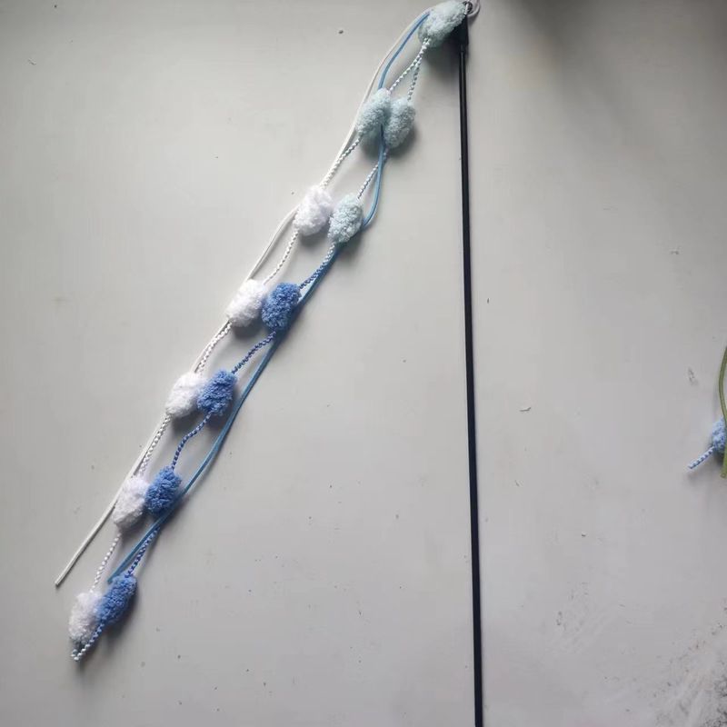 Teaser Wand Katten Speelgoed Zelfvermaak Lange Staaf Duurzaam Kauwbaar Met Bel Voor Huisdieren Katten En Kittens_voghion.com