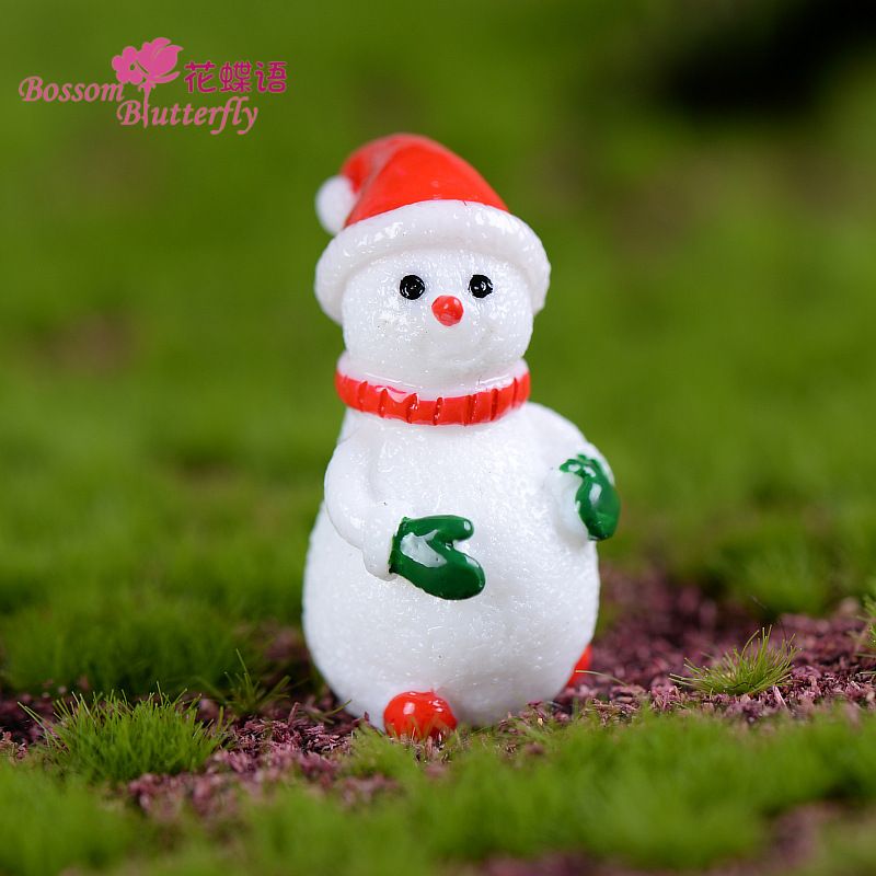 Weihnachtsdekorationen, Ornamente, Kunstharz-Bastelarbeiten, kreative Weihnachtsmann- und Schneemann-Ideen, kleine Geschenke für Zuhause_voghion.com