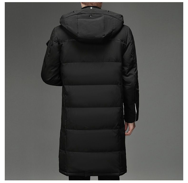 "Men's Long Winter Coat – 650FP Duck Down Parka With Waterproof Shell, Multi-Pocket Design For Extreme Cold Weather (-20°C)"_voghion.com