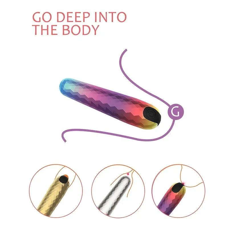 2025 Bullet 1pc G-Punkt-Vibrator Fancy Diamonds, Nippel-Klitorisstimulatoren, USB-Aufladung für tragbare Reise-Diamanten, Stimulatoren,_voghion.com