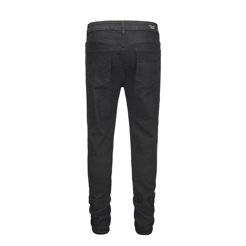 Herrenbekleidung High Street Diamond Splash Ink Wash Hole Patch Patchwork Hot Diamond Jeans Bettlerhose_voghion.com