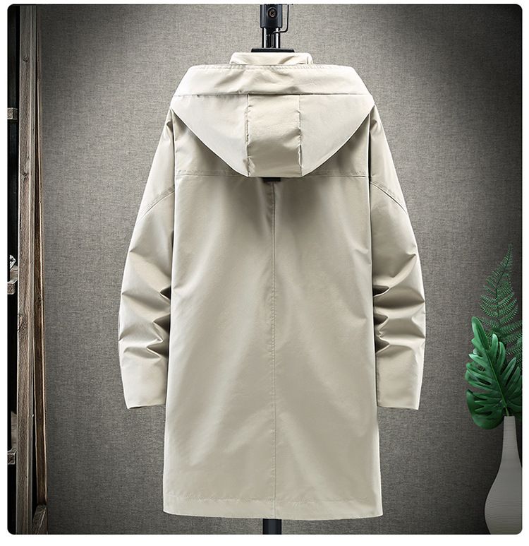 "Langer Trenchcoat für Herren in Übergröße – Schlankmachende und stylische Oversize-Oberbekleidung für große und lange Größen (3XL-10XL)"_voghion.com