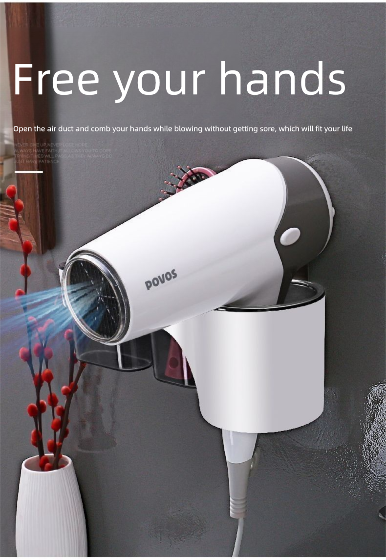 Toilet Wall-Mounted Storage Rack No-Drill Bathroom Household Hanging Rack Storage Rack Bathroom Shelf_voghion.com