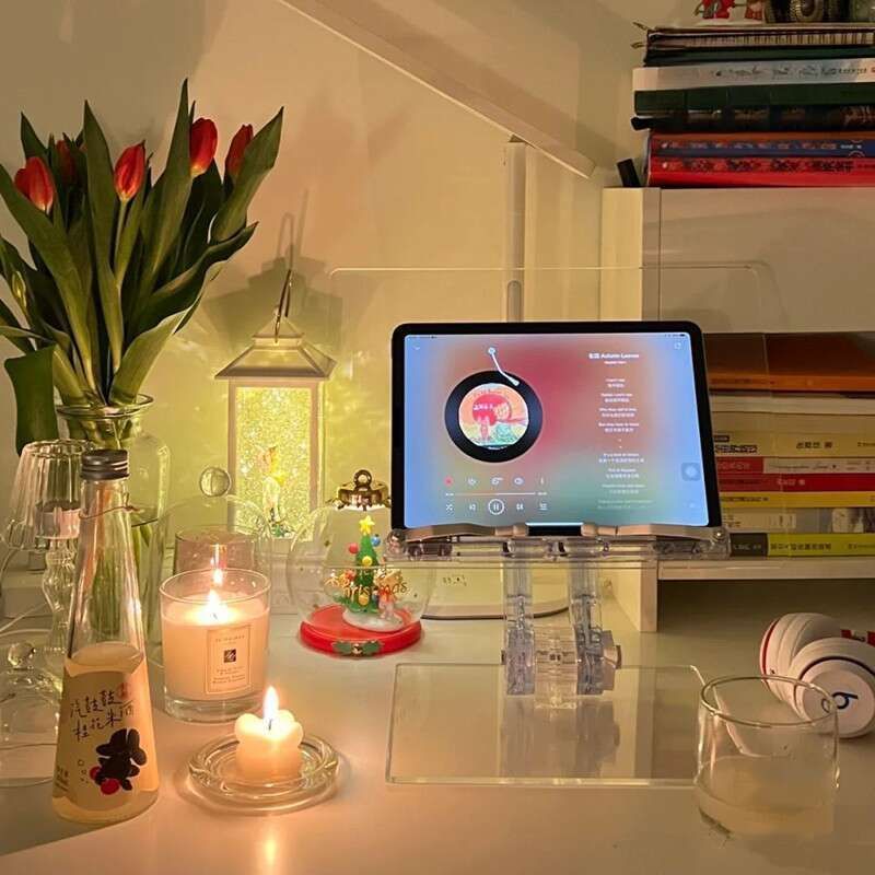 Η αναβαθμισμένη έκδοση του Blogger για επεκτάσιμη ακρυλική διαφανή βάση, ράφι για ανάγνωση, βάση tablet iPad_voghion.com