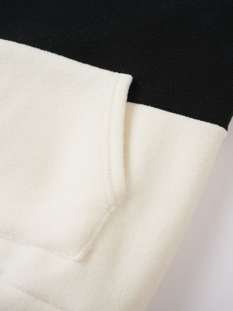 Felpa con cappuccio color block da uomo | Pullover casual autunno inverno | Streetwear alla moda per uomo | Leggero e confortevole_voghion.com
