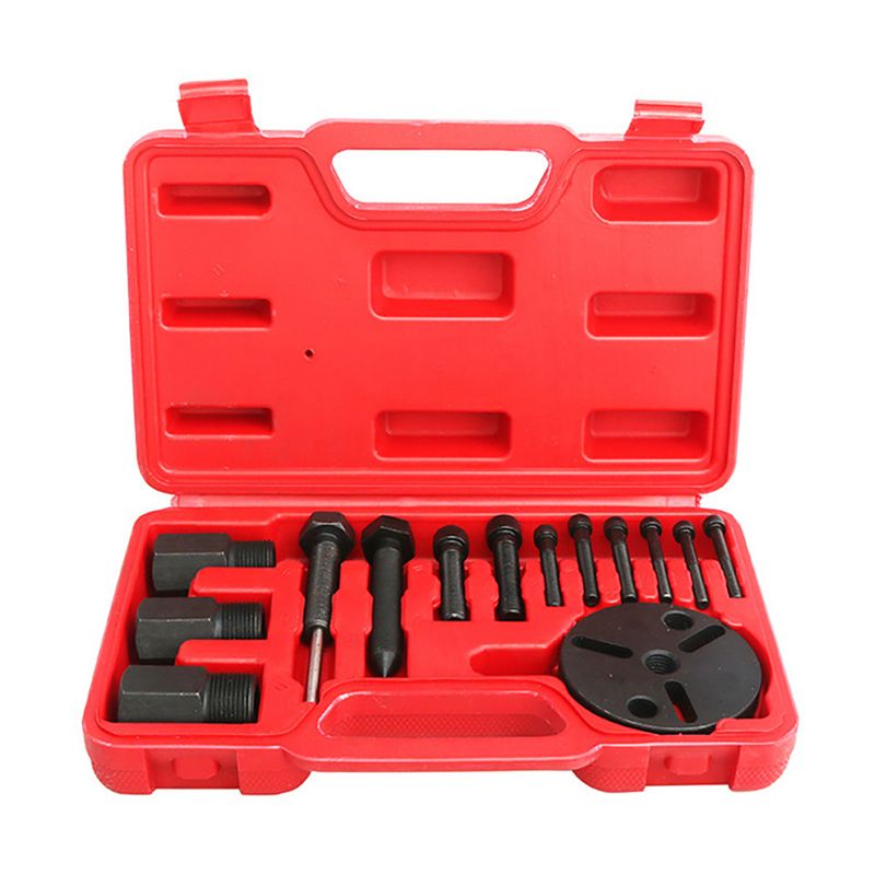 Bilverktøy AC Clutch Demonteringssett Bil Klimaanlegg Kompressor Lager Hurtigavtrekkersett Legering_voghion.com