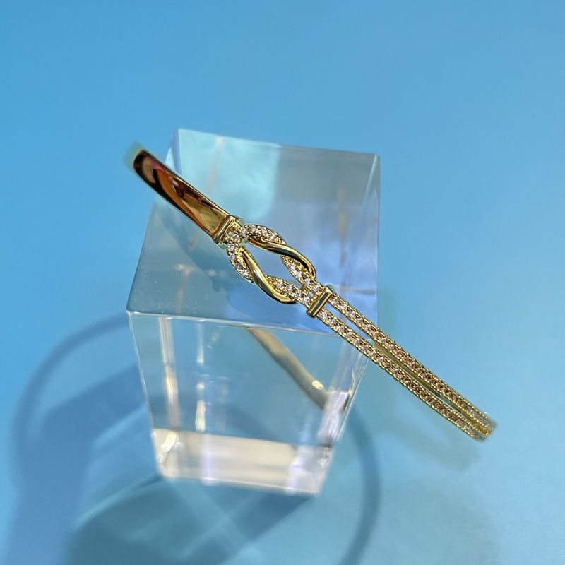 Bracciale da donna con simbolo dell'infinito, otto caratteri, zircone annodato, semplice, intarsiato con diamanti e cielo stellato, gioielli alla moda per le mani._voghion.com