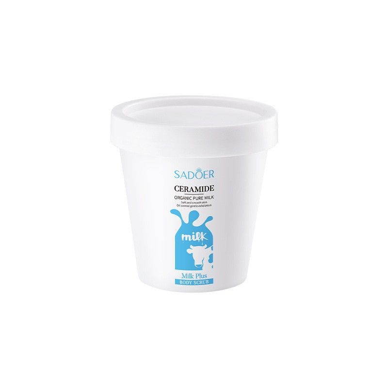 Gommage corporel au lait de céramide SADOER en anglais complet_voghion.com