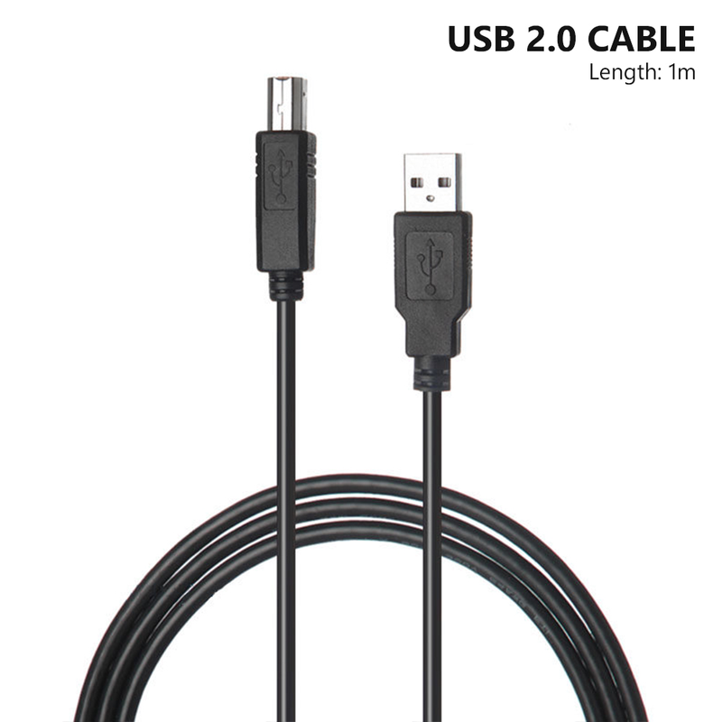 Kabel High Speed AM Zu BM Daten Schwarz Label Drucker DAC USB Drucker USB 2,0 Drucker Scanner Kabel 1m/3,28 ft_voghion.com