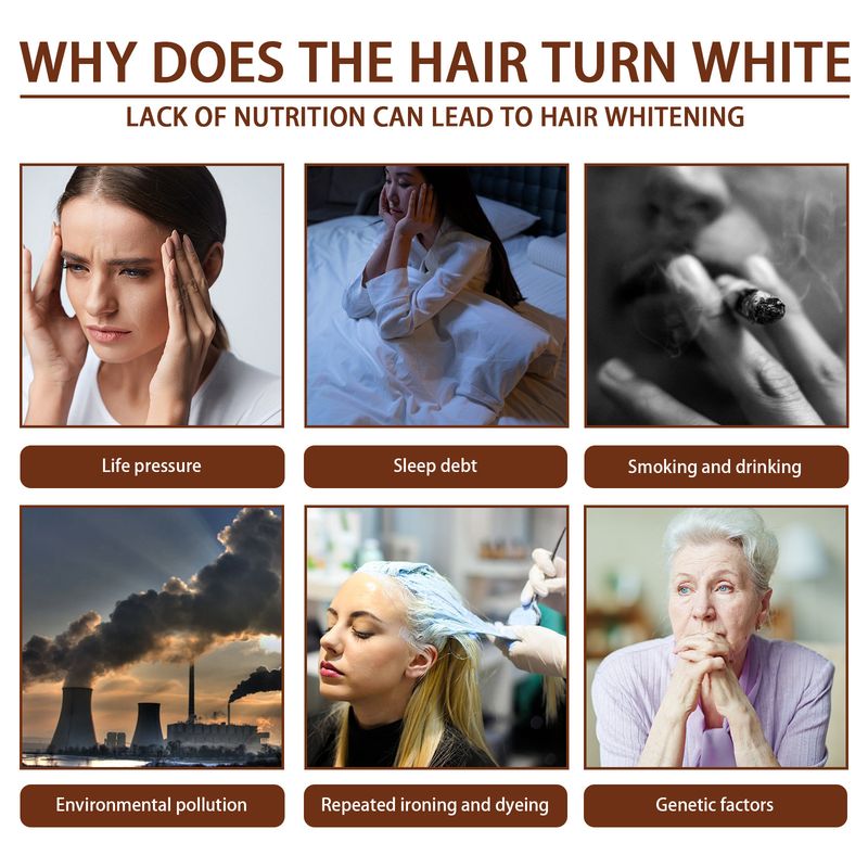 Polygonum multiflorum white to black shampoo deeply repairs, hair, removes dandruff, relieves itching, 2024 popular_voghion.com