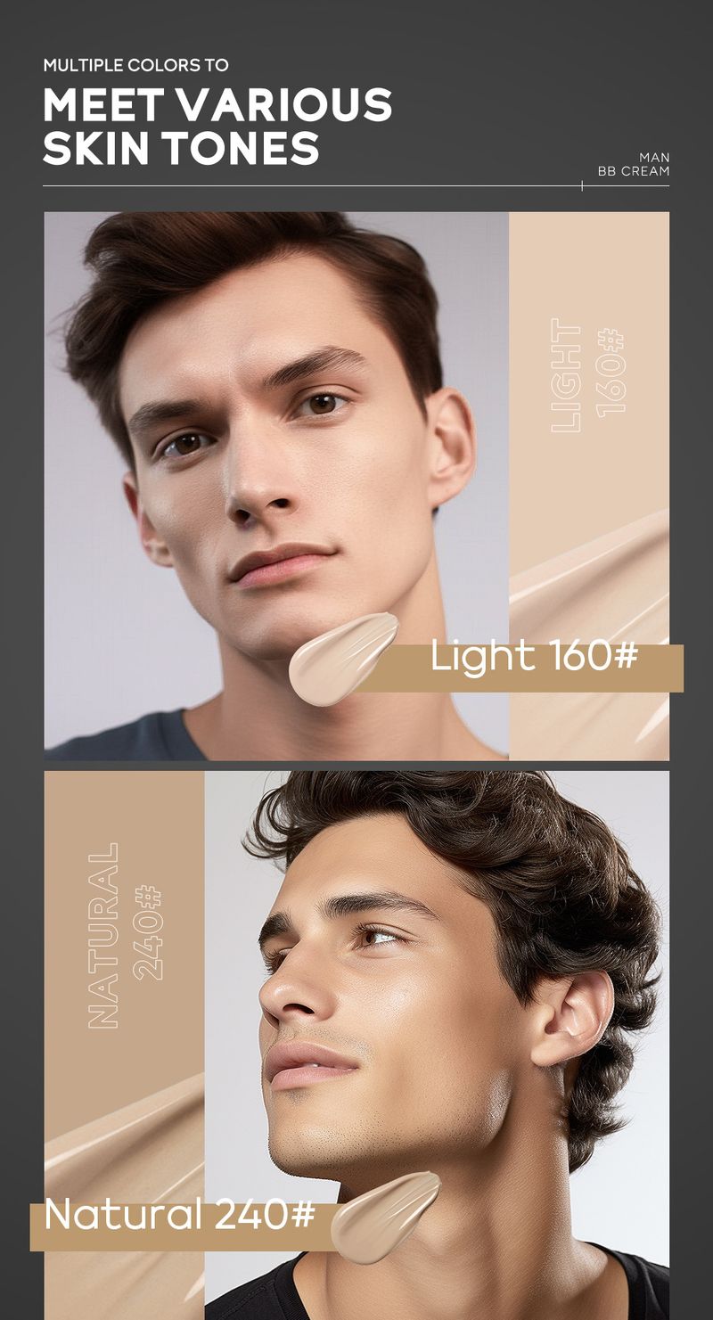 LAIKOU Ανδρική Κρέμα Bb 30g (λάστιχο) Πολλαπλά Χρώματα Προαιρετικά FDA Καλλυντικά Μακιγιάζ_voghion.com