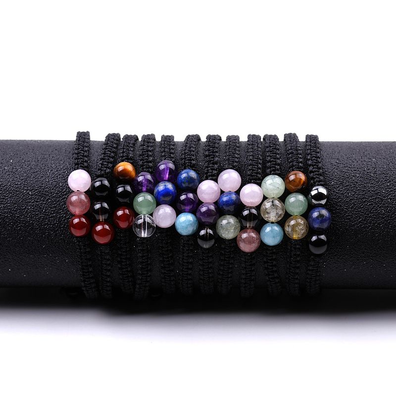 Ensemble de bracelets pour couple en lapis-lazuli et améthyste – Bijoux tressés en quartz rutile doré et pierre de raisin, cadeau en pierres précieuses naturelles pour couples_voghion.com