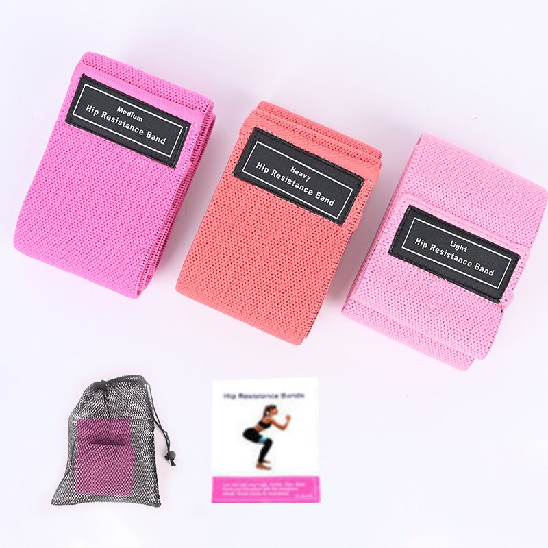 Non-Slip Fitness Yoga Stretch Aid Loop Squat Glute Resistance Band_voghion.com