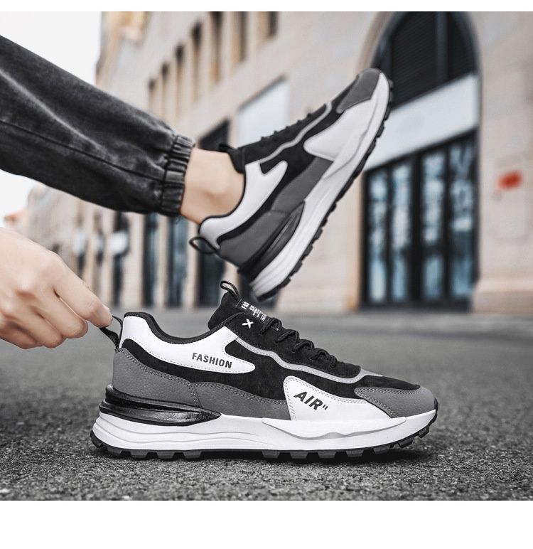 Glide Heren Sneakers 2025 Nieuwe Herfst Casual Leer Waterdicht Antislip Veelzijdig Zachte Zool Slijtvast Werkveiligheid Trendy_voghion.com