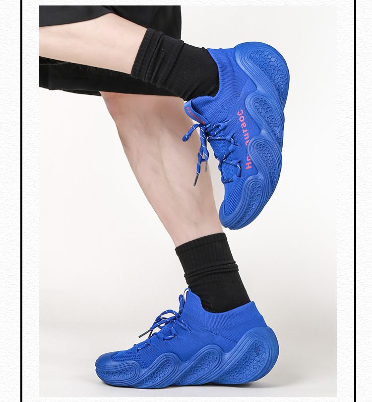 Men's Shoes New Breathable Mesh Flying Woven Coconut Shoes Student Couple Cross Border Casual Versatile Sports Shoes_voghion.com