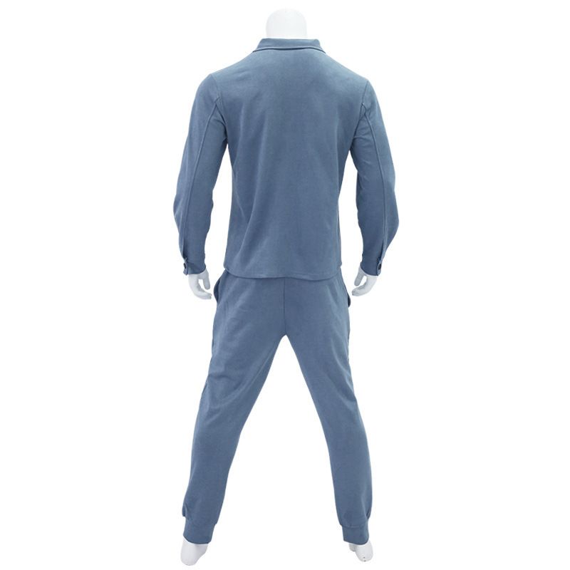 Herbst und Winter neue Knopf Wildleder Herren trendige Casual Anzug Männer_voghion.com